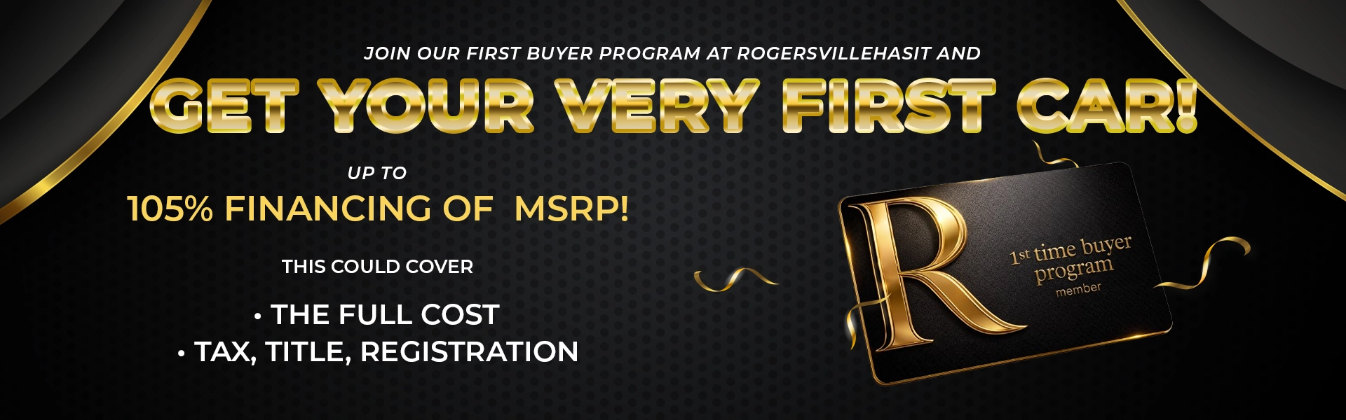 New First Time Buyer Program Banner